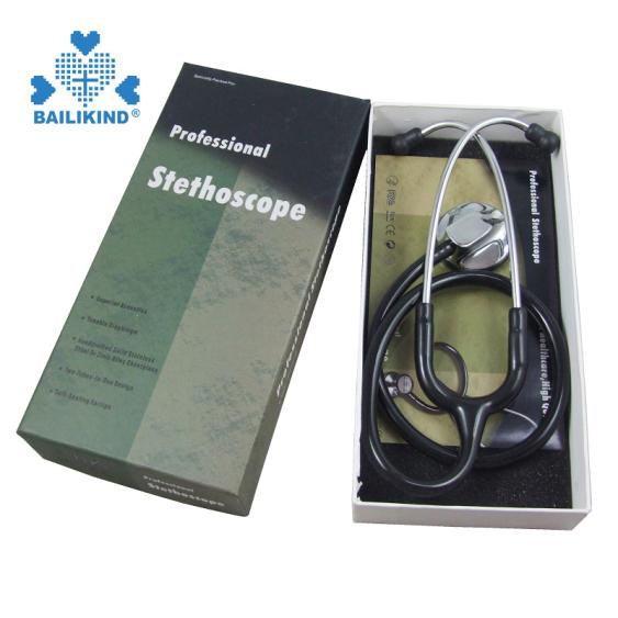 Mar a chleachdas tu stethoscope ceann singilte sinc alloy chrome plated le dotair Deluxe