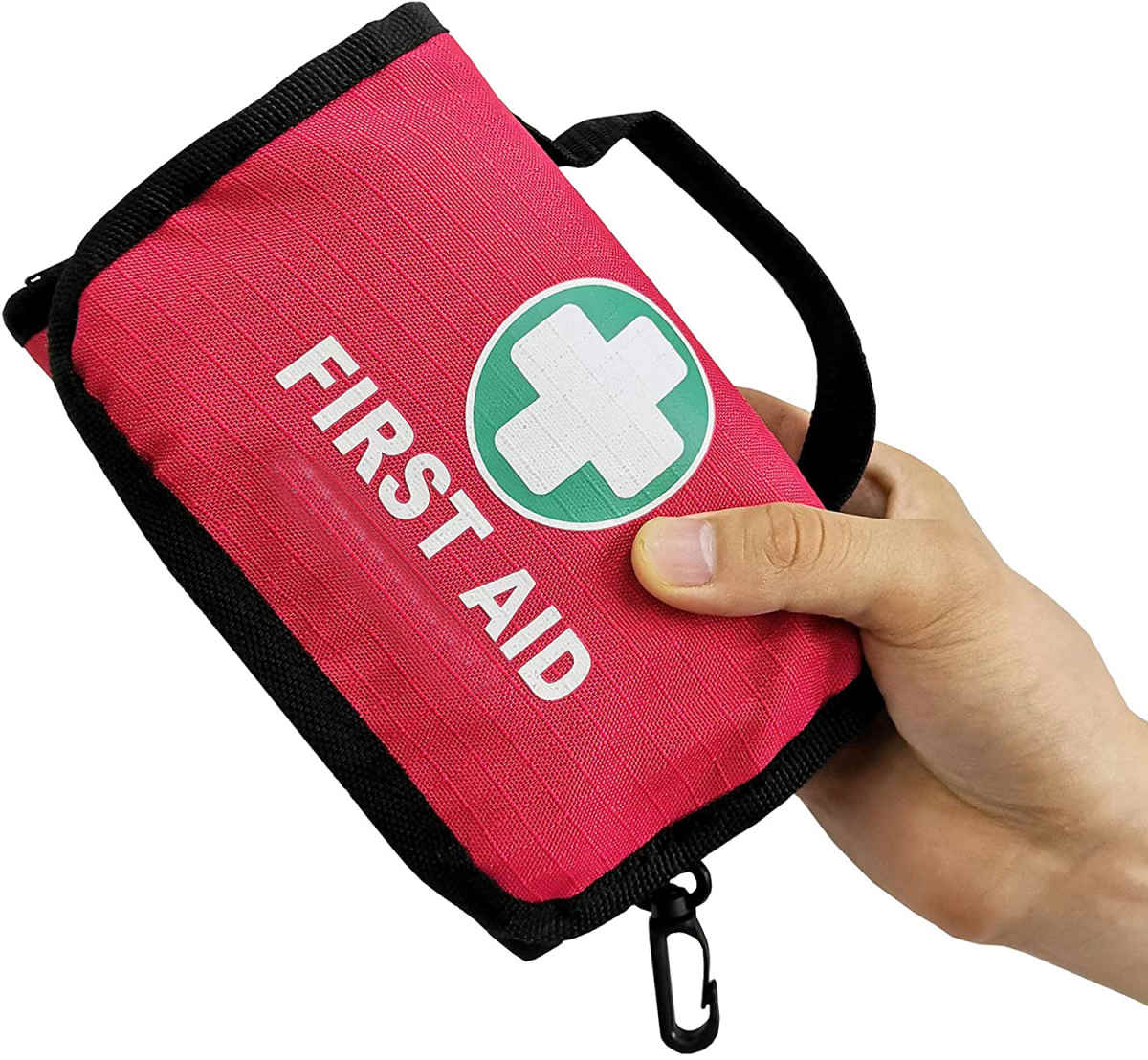 Dè na feartan agus na cleachdaidhean a th’ aig Bag Grab First Aid?