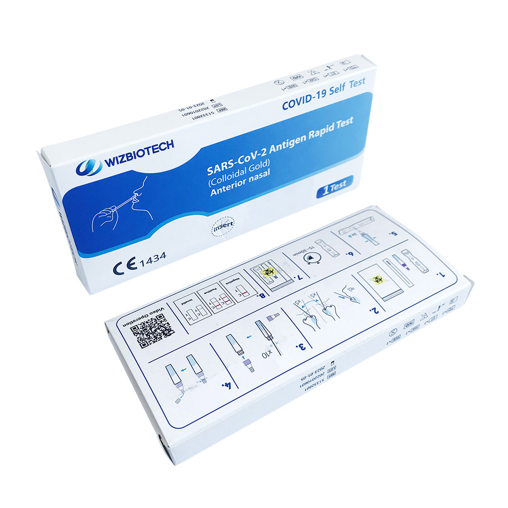 SARS-CoV-2 Antigen Rapid Test (Colloidal Gold) airson fèin-dheuchainn