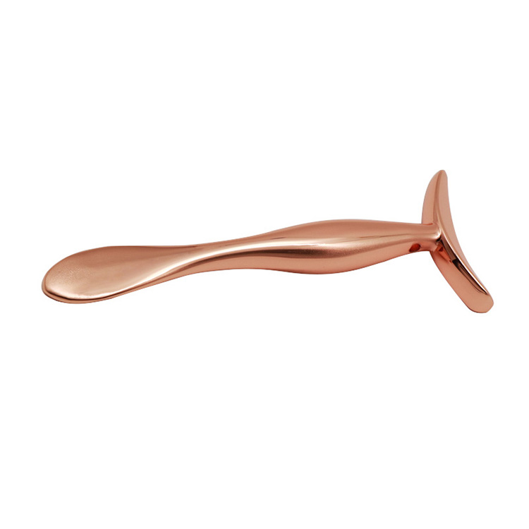 Stuth Massager Cosmaigeach Facal Meatailte Rose-chumadh U-U